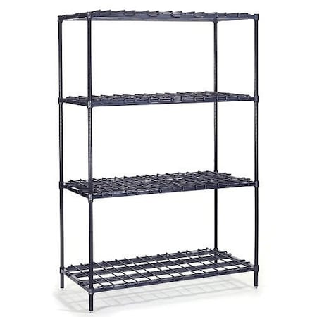 Nexel Heavy Duty Wire Shelving, 30W x 24D x 63H DS24306N